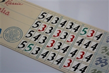 Champion Karrie Webb's 2001 Women's US Open at Pine Needles Official Scoreboard Sheet
