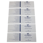 Singh, Langer, Stadler, Azinger, Olazabal & others Signed Official Used 1998 Buick Classic Scorecards