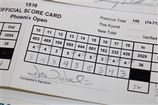Daly, Irwin, Duval & others Signed Official Used 1995, 1998, & 1999 Phoenix Open Scorecards