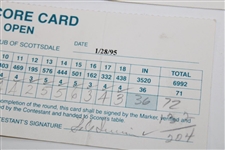 Daly, Irwin, Duval & others Signed Official Used 1995, 1998, & 1999 Phoenix Open Scorecards
