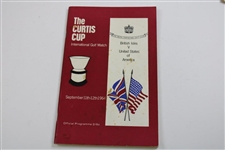 1960, 1964, 1966 & 1984 Curtis Cup Matches Official Programs