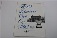 1960, 1964, 1966 & 1984 Curtis Cup Matches Official Programs