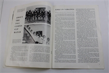 1960, 1964, 1966 & 1984 Curtis Cup Matches Official Programs
