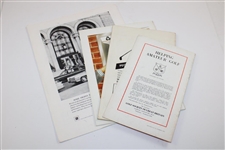 1960, 1964, 1966 & 1984 Curtis Cup Matches Official Programs