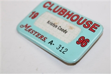 1996 Masters Tournament Clubhouse Badge 