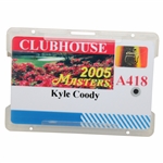 2005 Masters Tournament Clubhouse Badge 