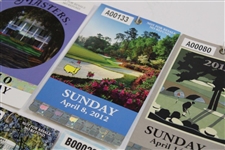 Seven (7) Masters Sunday Final Rd Tickets - 2009, 2010, 2012, 2013, 2016, 2017 & 2018