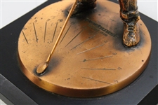 Pinehurst Country Club Balfour Putter Boy Bronze Sundial Statue