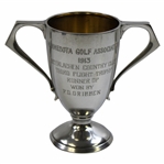 1913 Minnesota Golf Assoc. Championship at Interlachen CC Sterling Trophy Won by P.D. Gribben