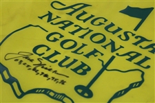 Jack Nicklaus Signed Augusta National Golf Club Course Flag w/Years Won JSA ALOA