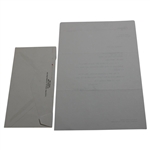 Ben Hogan Signed Letter with Original Envelope PSA/DNA Letter #W05717