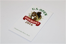 2016 US Open at Oakmont Official Championship Yardage Book