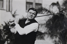 1932 Babe Ruth Golf Swing Follow Through Photo 