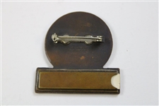 Lanny Wadkins' 1966 US Amateur Championship at Merion GC Contestant Badge/Clip