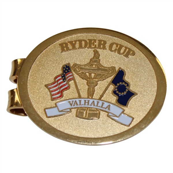 Lanny Wadkins The Ryder Cup at Valhalla Money Clip - Given to Lanny as Past Captain