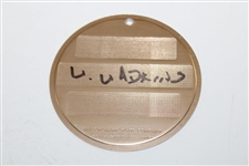 Lanny Wadkins' 1980 The Masters Tournament Contestant Metal Bag Tag