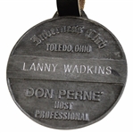 Lanny Wadkins 1986 PGA Championship at Inverness Club Contestant Metal Bag Tag