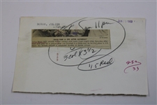 Boros, Palmer, Cupit 1963 Us Open Playoff Wire Photo - 6/26