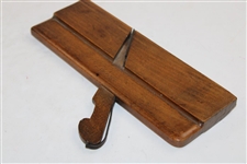 Tom Morris Adjustable Wood Plane for Shaft Peeling