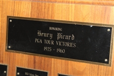 Honoring Henry 'H.G.' Picard's 1925-1960 Career Highlights Personal Gifted Wood Plaque