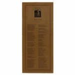 Henry H.G. Picards A Mighty Fie Golfer Career Highlights Personal Sheet by Earl H. Shertzer