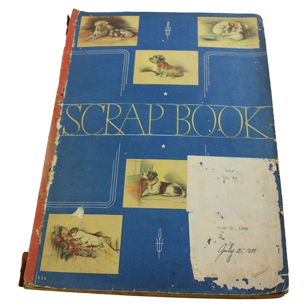 Henry H.G. Picards Personal Newspaper & Articles 1939 PGA Championship Win Scrapbook