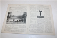 1917 Golfers Magazine with Red Coat Lady Golfer Cover - Chicago, January