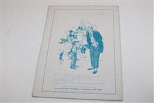 1917 Golfers Magazine with Red Coat Lady Golfer Cover - Chicago, January