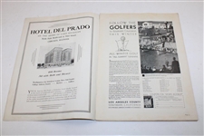 1930 Golfers Magazine with Mrs. O.S. Hill Post-Swing Cover - November