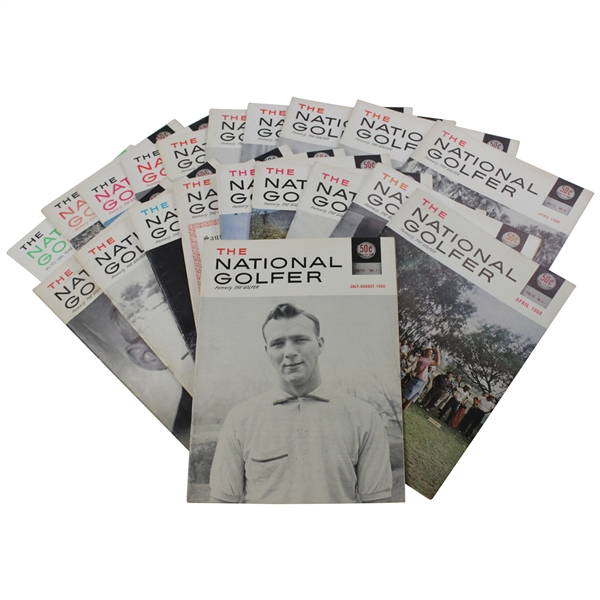 Twenty (20) Various The National Golfer Magazines 1959-1965 - Helen Lengfeld Collection