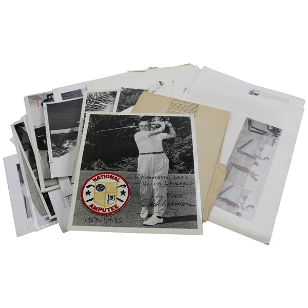 Large Grouping of Photos/Material Used for Golfers Magazine - Helen Lengfeld Collection
