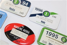 Seven (7) Different Badges From Atlanta PGA Tour Events 1970's-1990's