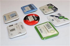 Seven (7) Different Badges From Atlanta PGA Tour Events 1970's-1990's