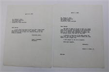 Bobby Jones' Personal 'Golf Is My Game' Letters to Par 3 Architect George Cobb & Royalty Statement