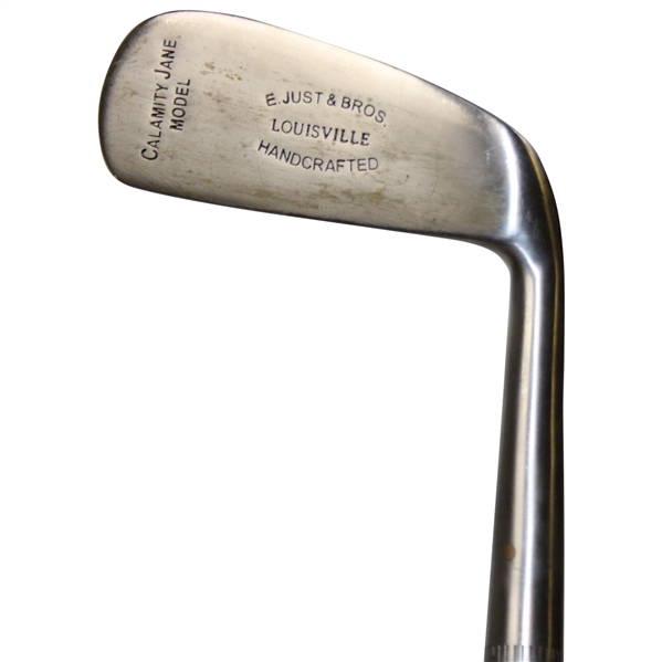 Calamity Jane Model E. Just & Bros Louisville Handcrafted 2010 Trophy Putter w/Hickory Shaft