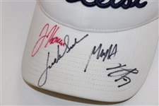 Spieth, Thomas, Hodges, Fowler, & Homa Signed Titleist FootJoy Hat JSA ALOA