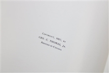 '1927' 'Golf Architecture In America' by George C. Thomas - Canadian Reproduction Copy
