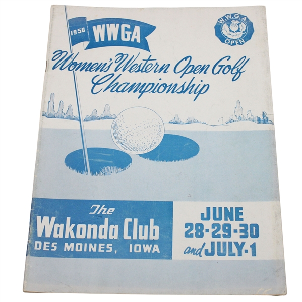 1956 Womens Western Open Championship at The Wakanda Club Official Program