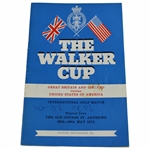 1975 The Walker Cup at St. Andrews Official Program