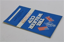 1975 The Walker Cup at St. Andrews Official Program