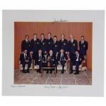 Burke, Blancas, Brewer & Casper Signed 1973 Ryder Cup US Team Photo JSA ALOA