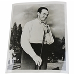 1937 Sam Snead ACME Wire Photo Giving Iron Affectionate Caress - 12/27