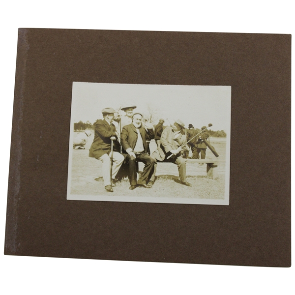 President T. Roosevelt & George Albertus Cox Turn of The Century Golfing Photograph