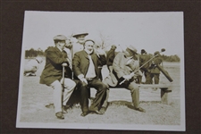 President T. Roosevelt & George Albertus Cox Turn of The Century Golfing Photograph