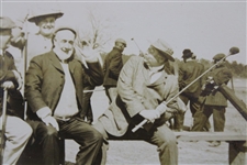 President T. Roosevelt & George Albertus Cox Turn of The Century Golfing Photograph