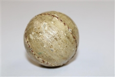 Vintage Game of Fives Leather Golf Ball