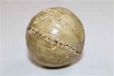 Vintage Game of Fives Leather Golf Ball