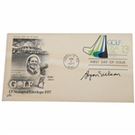 Byron Nelson Signed 1977 Bobby Jones Augusta National Commemorative Envelope JSA ALOA