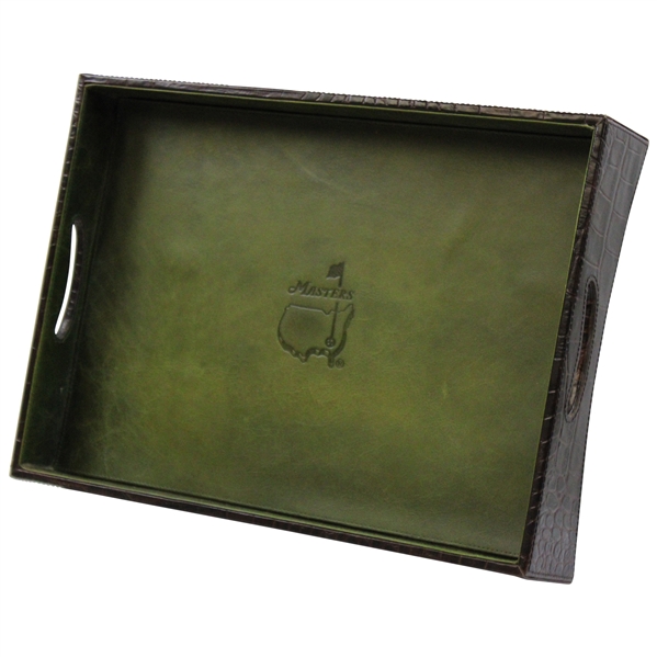 The Masters Tournament Green Leather Logo Placemat/Serving Tray