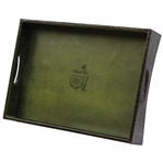 The Masters Tournament Green Leather Logo Placemat/Serving Tray